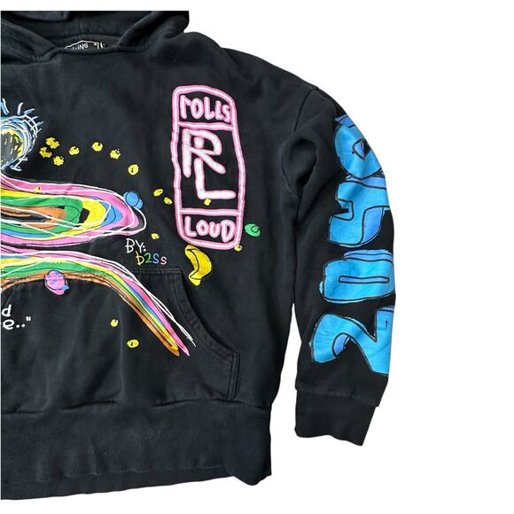 Rolling Loud B2Ss Urban Outfitters Rare Mens Small Space Robot Hoodie - Picture 2 of 7